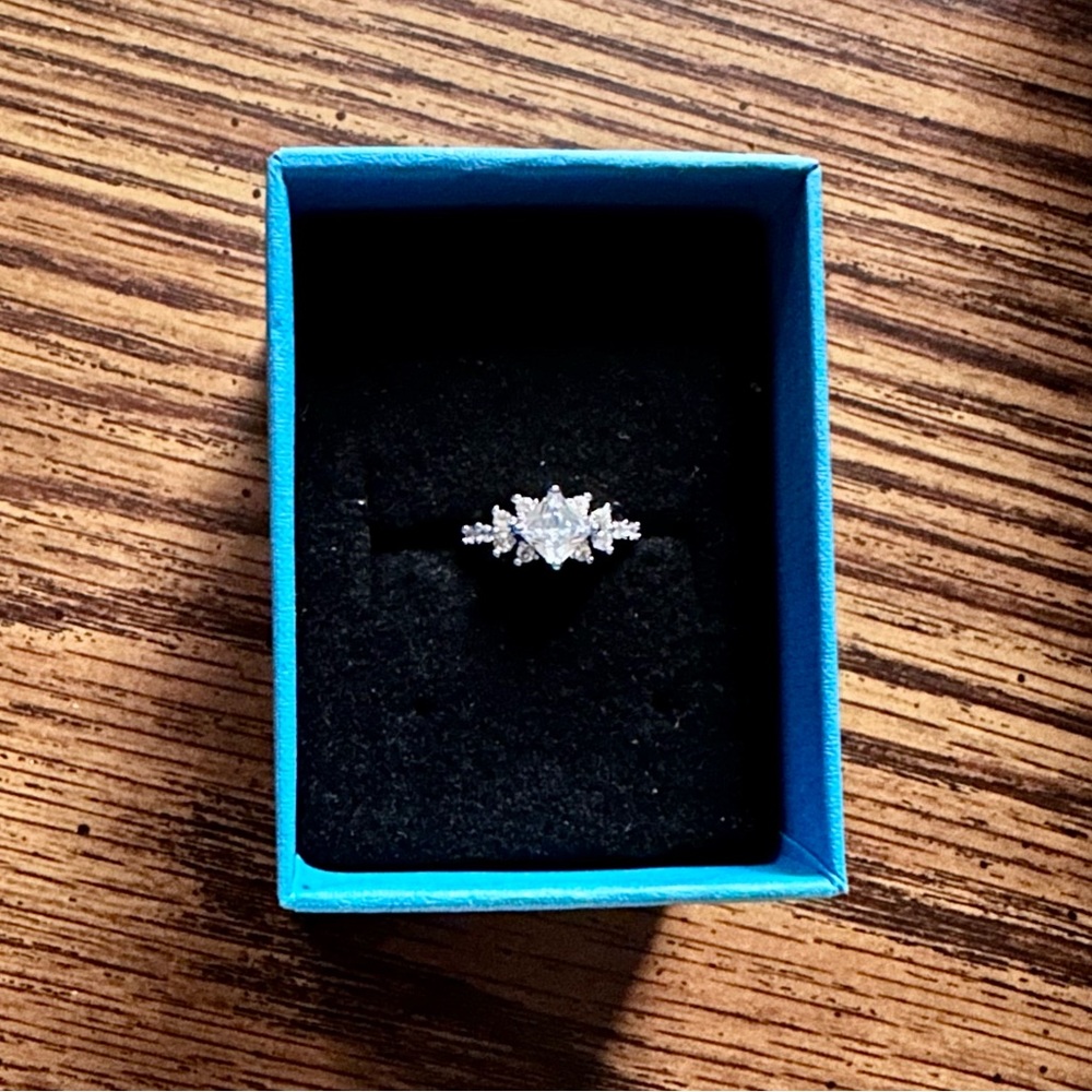 Believe in Brilliance Fine Silver CZ Ring